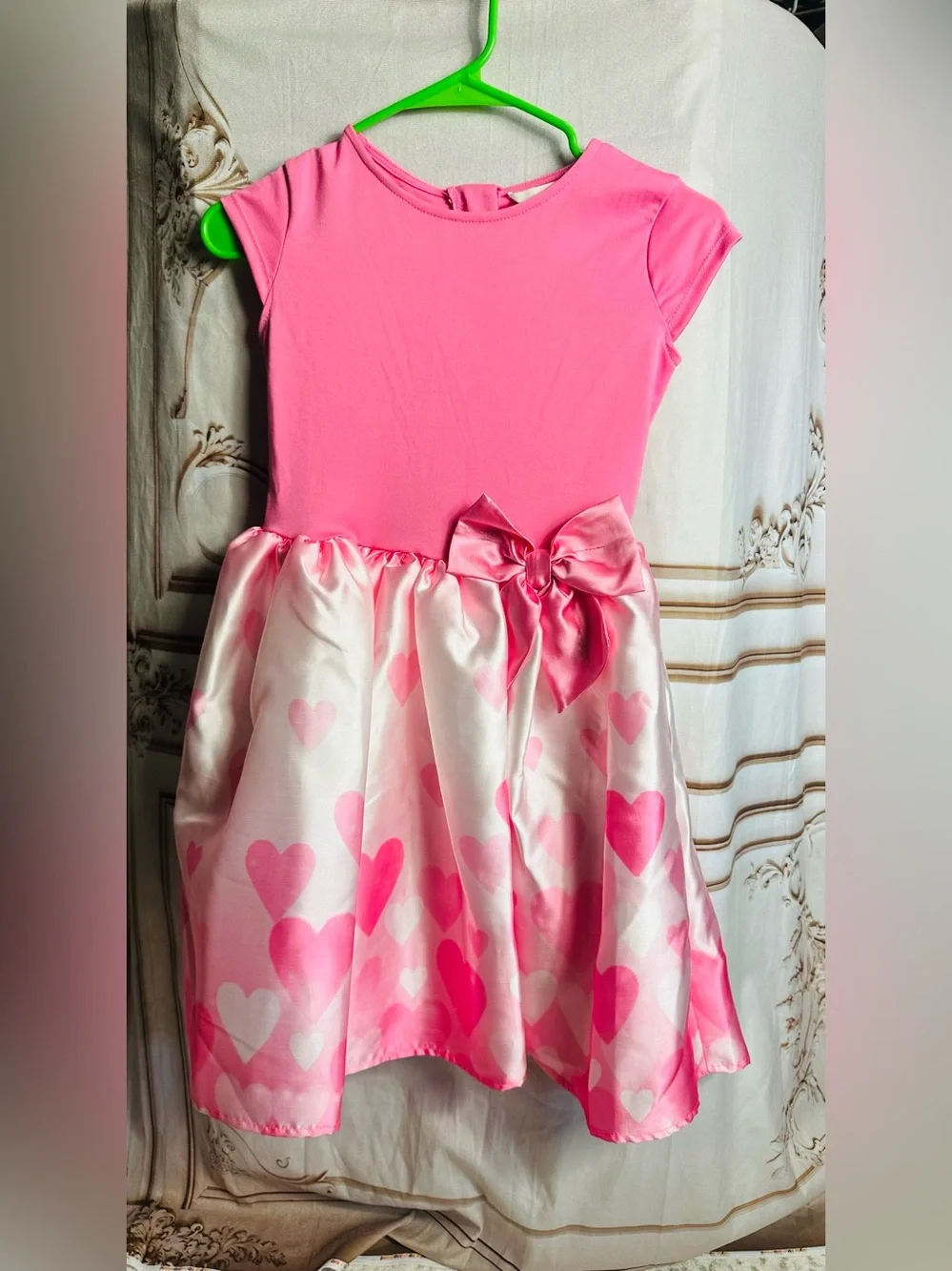 H&M Girls Bright Pink Basic Tee